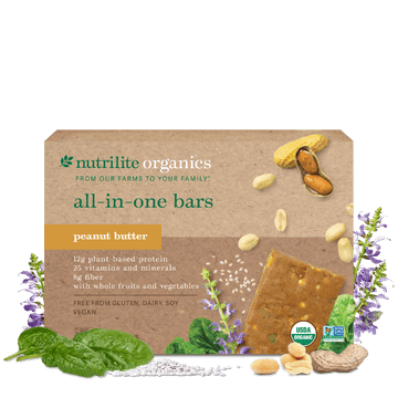 Nutrilite™ Organics All-in-One Bars – Peanut Butter