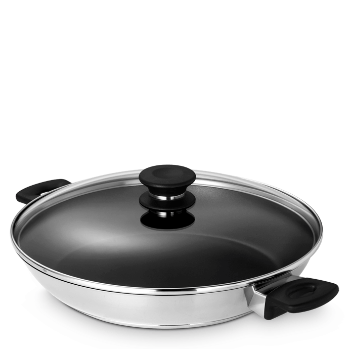 iCook™ 12-inch Nonstick Frypan with Lid