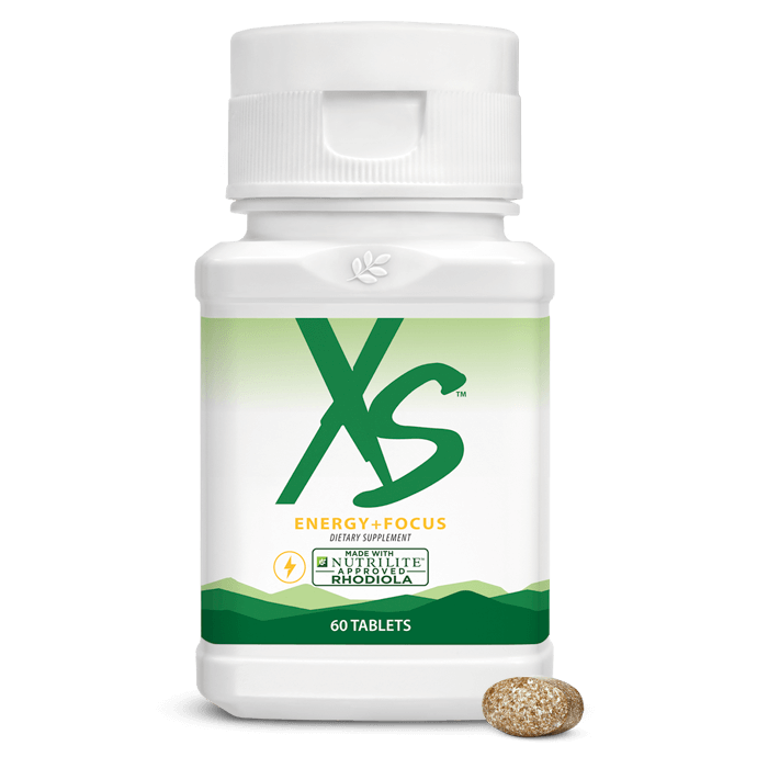 XS™ Suplemento nutricional Enfoque y Energía – 60 Tabletas
