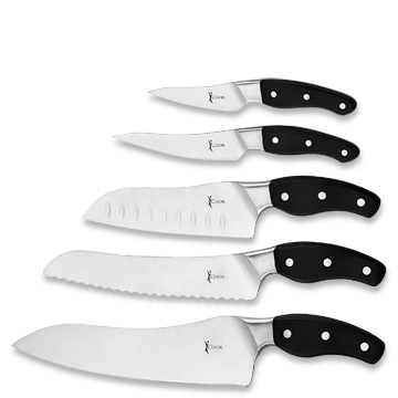 iCook™ Juego de cuchillos de 5 piezas