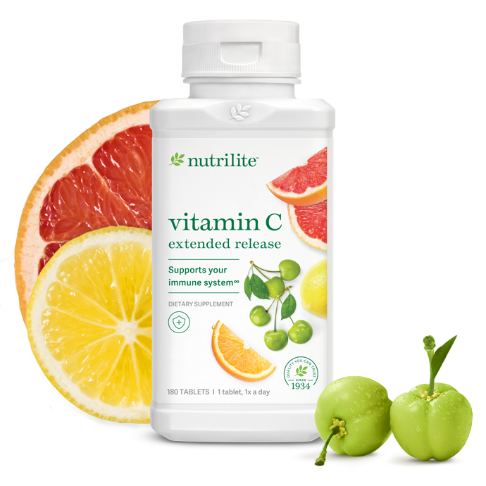 Vitamina C de acción prolongada Nutrilite™ - 180 tabletas