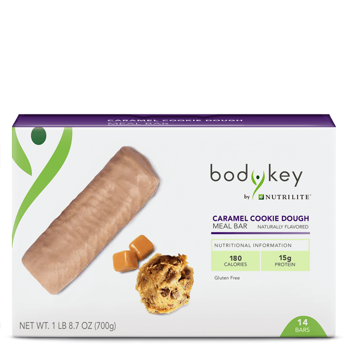 BodyKey by Nutrilite™ Barras de comida – Masa de galletas con caramelo