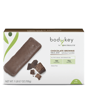 Barras de comida BodyKey by Nutrilite™ – Brownie de chocolate