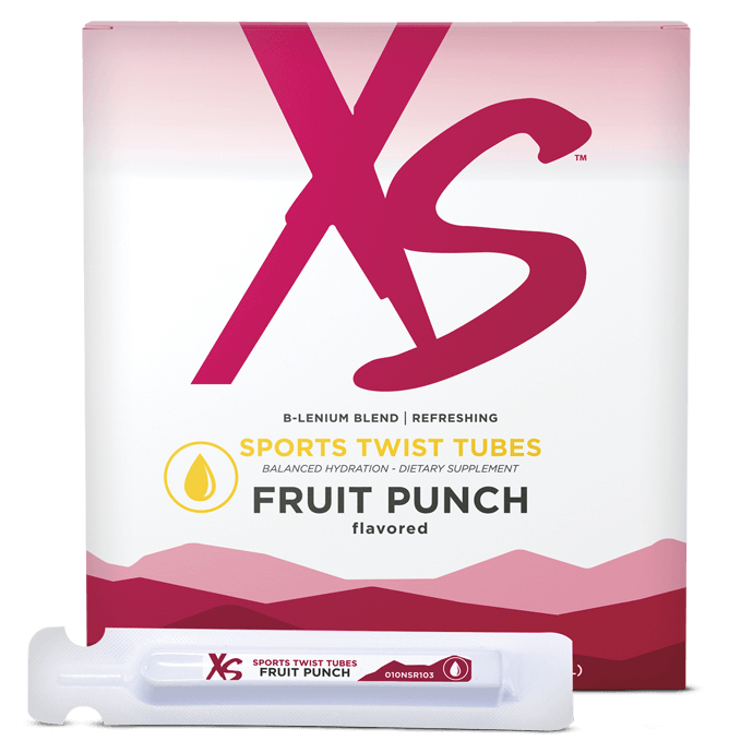 Tubitos deportivos XS™ – Ponche de frutas