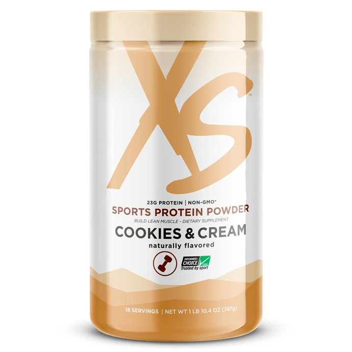 XS™ Sports Protein Powder – Cookies and Cream