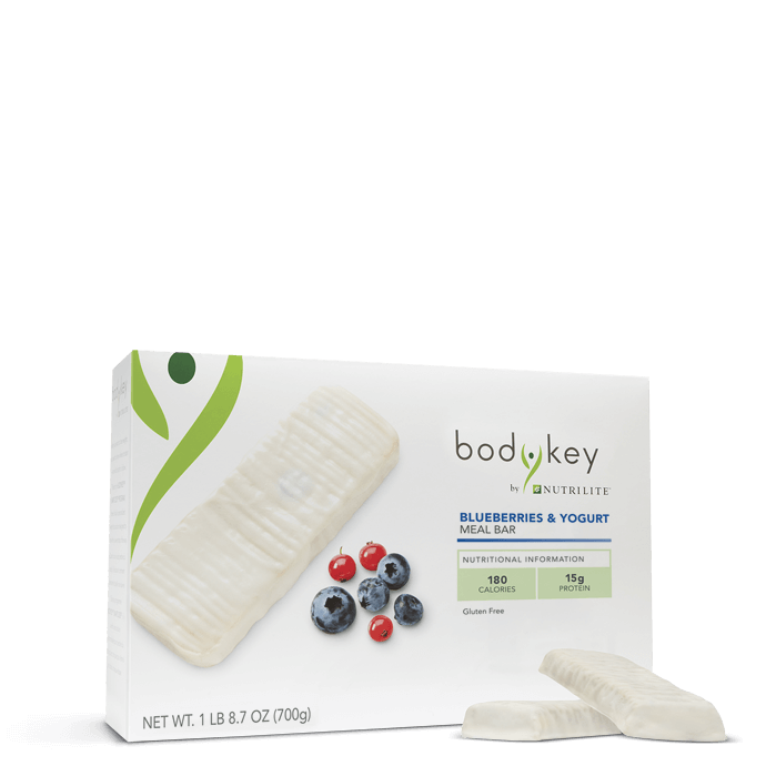 BodyKey by Nutrilite™ Barras de comida – Moras azules y yogurt