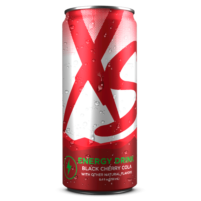 Bebida de Energía XS™ - Cola y Cereza Negra