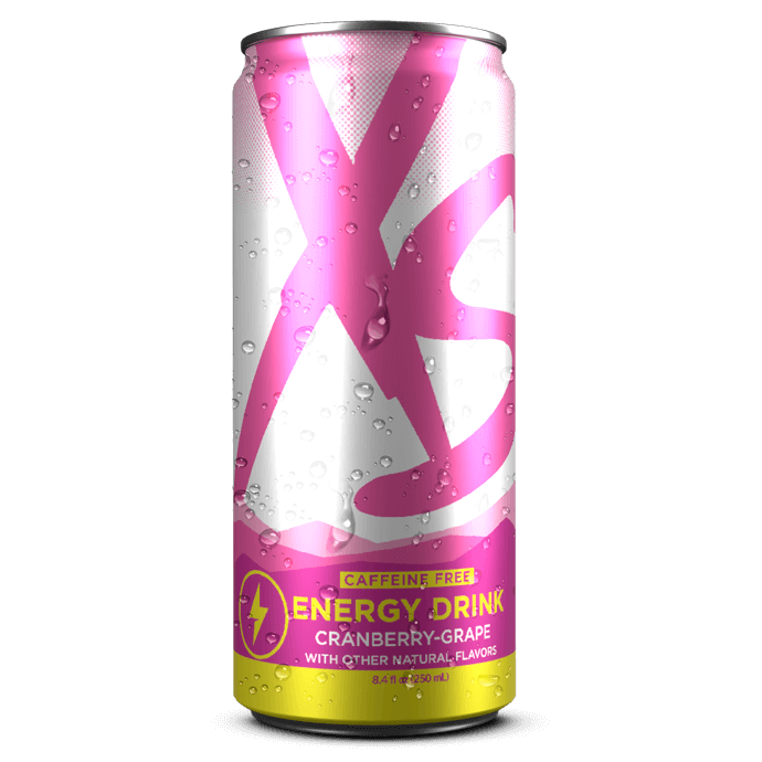 Bebida de Energía XS™ Sin Cafeína de Arándano-Uva