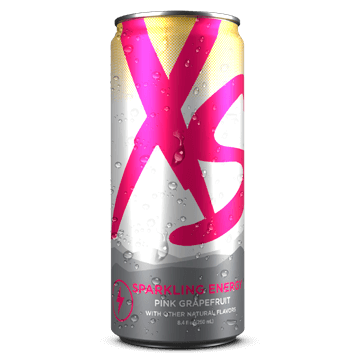 XS™ Sparkling Juiced Energy - Pink Grapefruit