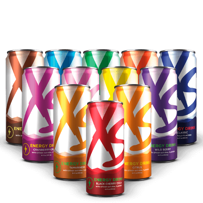 XS™ Bebida de energía – Caja surtida