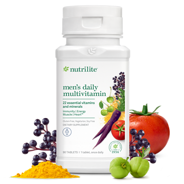 Multivitamínico diario para hombres Nutrilite™ en tabletas