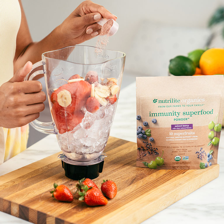 Nutrilite™ Organics Immunity Superfood Powder | Vitamins & Supplements ...