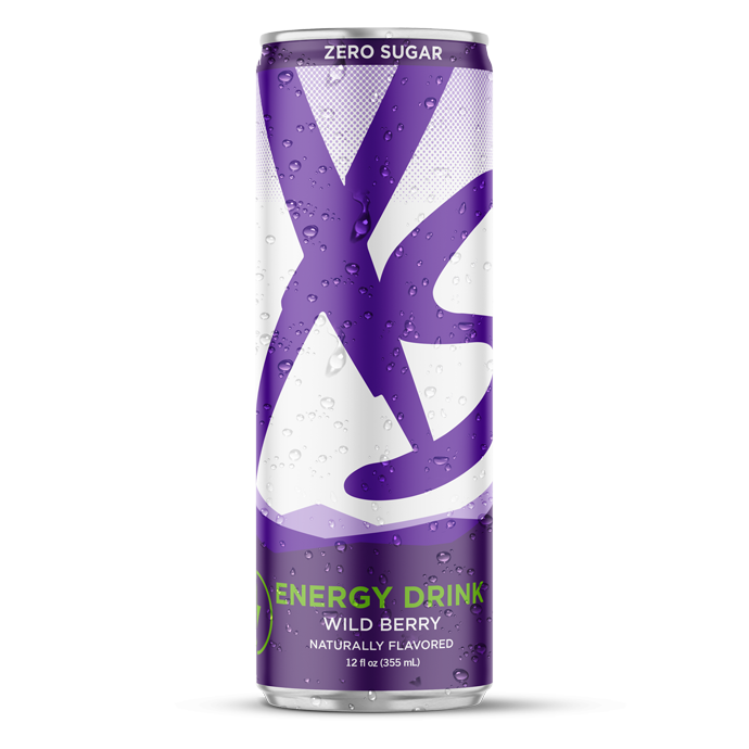 Bebida de Energía XS™ 12 oz - Mora Silvestre