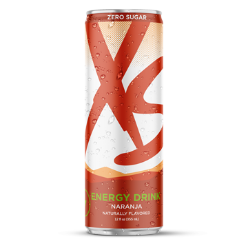 Bebida de energ&iacute;a XS&trade; 12 oz - Naranja