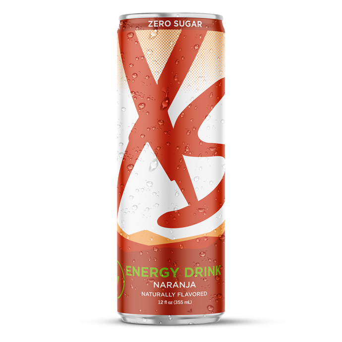 Bebida de energía XS™ 12 oz - Naranja
