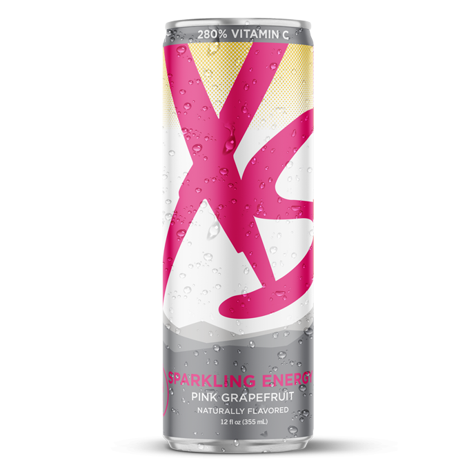 Jugo de energía XS™ burbujeante - Toronja rosada