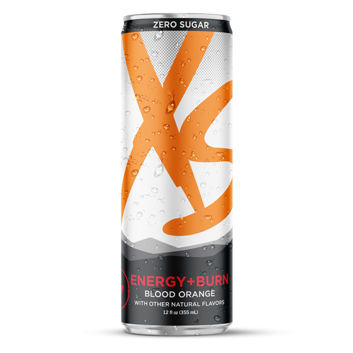 XS™ Energy + Burn 12 oz - Naranja roja
