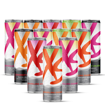 XS™ Juiced and Burn 12 oz – Variety Case