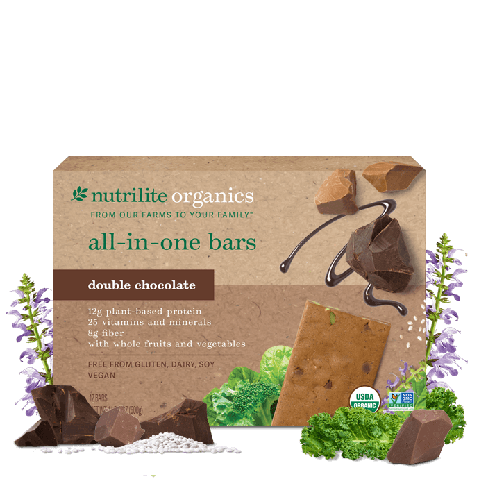 Nutrilite™ Organics All-in-One Bars – Double Chocolate 