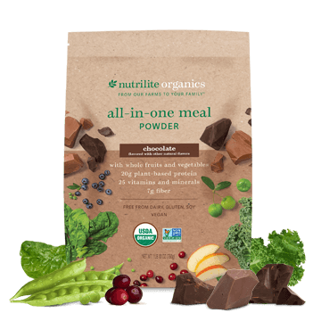 Comida completa en polvo Nutrilite&trade; Organics &ndash; Chocolate