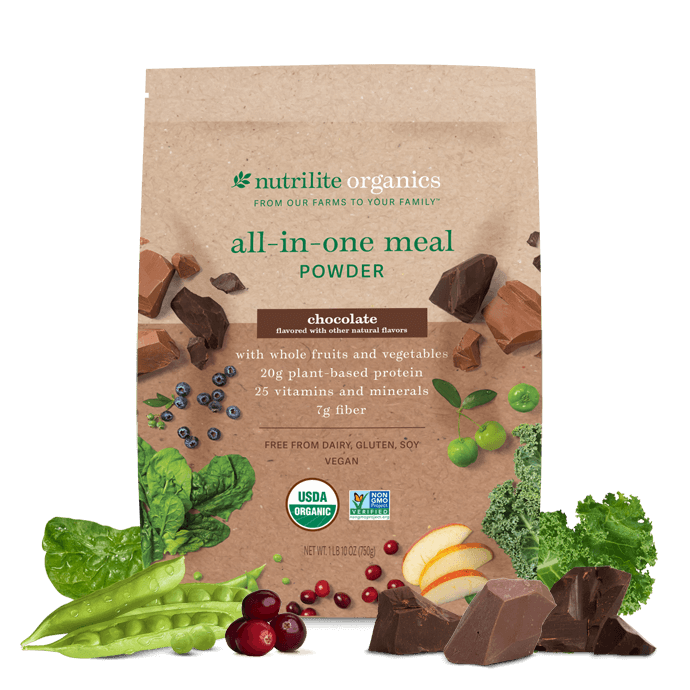Comida completa en polvo Nutrilite™ Organics – Chocolate