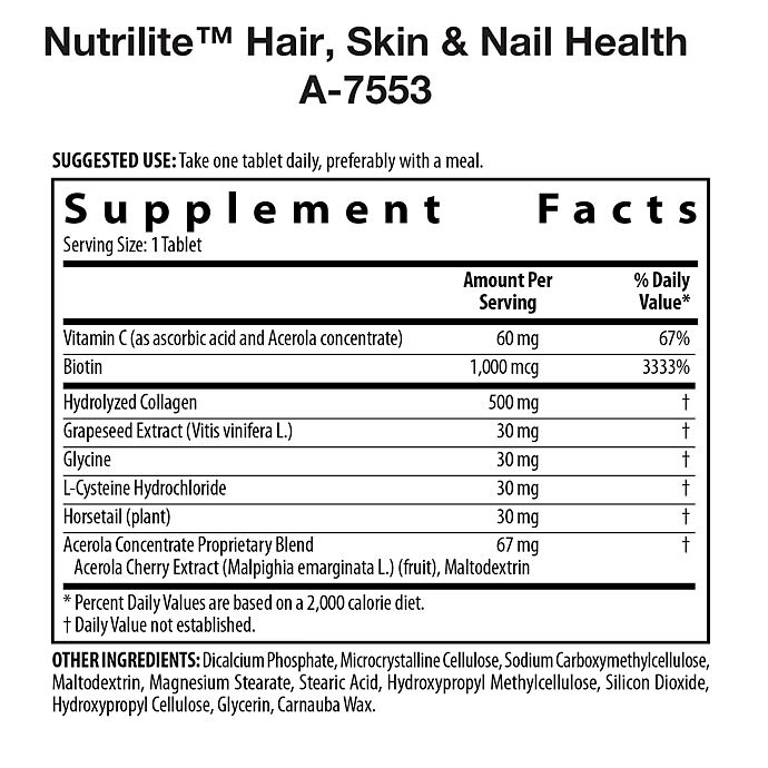 Nutrilite™ Hair, Skin & Nail Health | Vitamins & Supplements | Amway